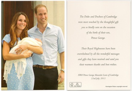 Royal ThankYou card